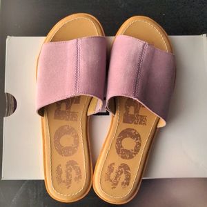 Sorel Ella Block Slides Sandals